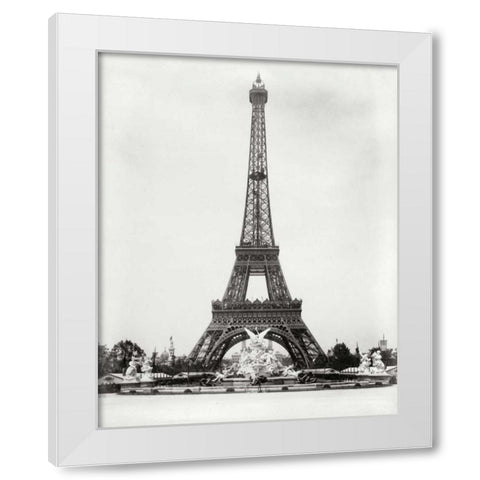 Vintage Paris VI White Modern Wood Framed Art Print by Harbick, N.