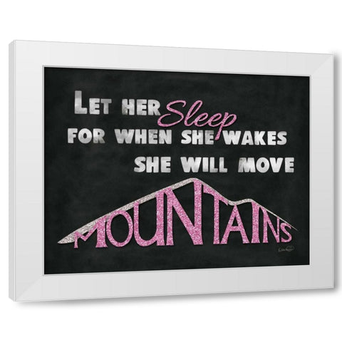 Let Her Sleep II White Modern Wood Framed Art Print by Harbick, N.