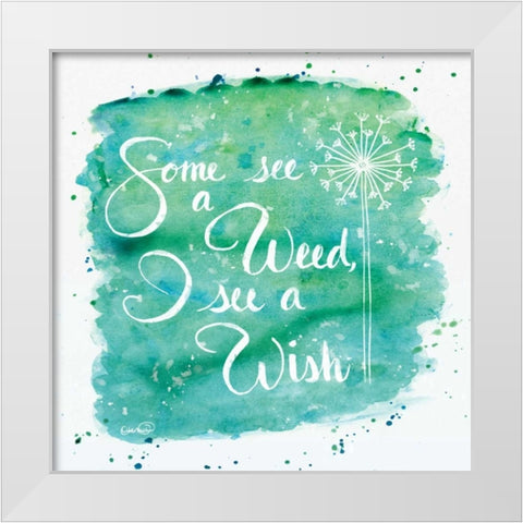 Some See White Modern Wood Framed Art Print by Harbick, N.