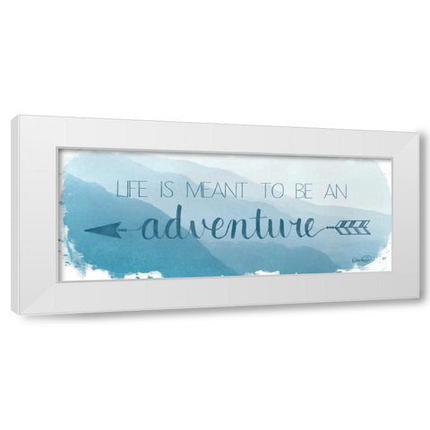 Adventure White Modern Wood Framed Art Print by Harbick, N.