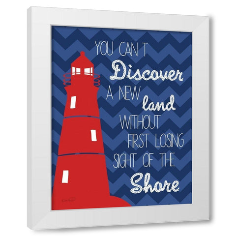 Discover White Modern Wood Framed Art Print by Harbick, N.