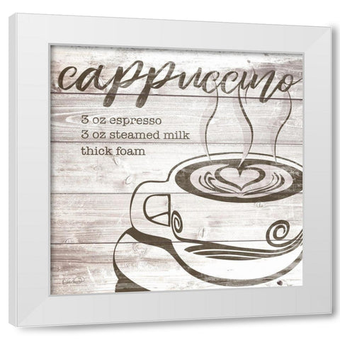 Farmhouse Cappuccino White Modern Wood Framed Art Print by Harbick, N.