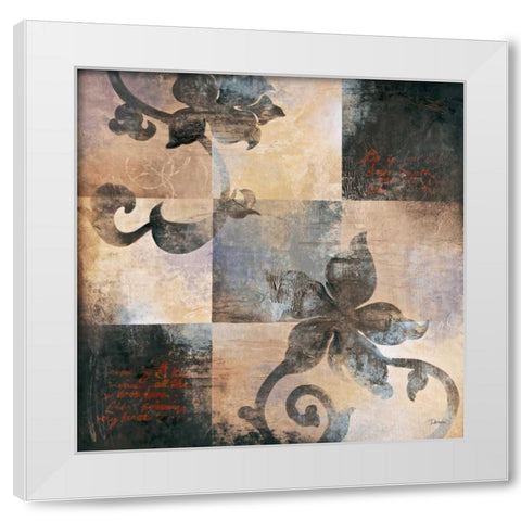 Hanging Garden I White Modern Wood Framed Art Print by Darien, L