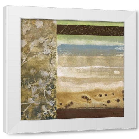 Botanical Nature I White Modern Wood Framed Art Print by Rodriguez, S.