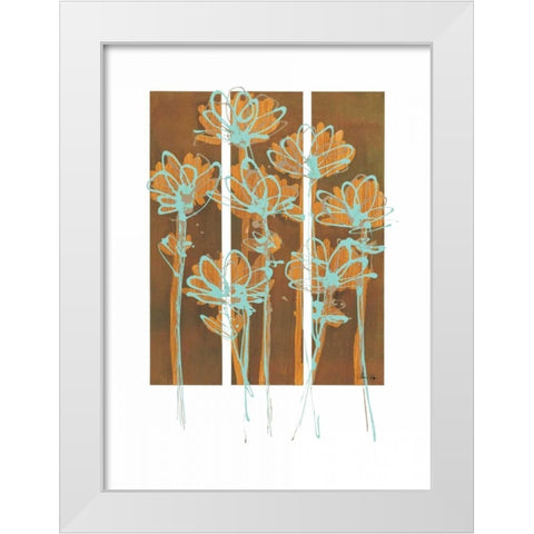 Flourish II White Modern Wood Framed Art Print by Wynn, Alexis