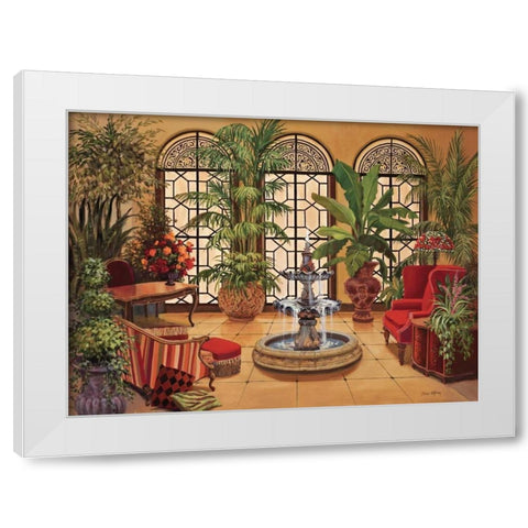 Conservatory II White Modern Wood Framed Art Print by Jeffrey, Jillian
