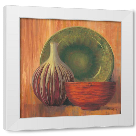 Ceramic Study I White Modern Wood Framed Art Print by Jeffrey, Jillian