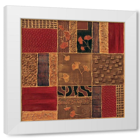 Mineral I White Modern Wood Framed Art Print by Jeffrey, Jillian