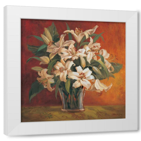 Tropic Beauty I White Modern Wood Framed Art Print by Jeffrey, Jillian