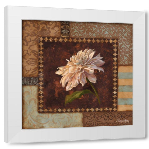 Dahlia II White Modern Wood Framed Art Print by Jeffrey, Jillian