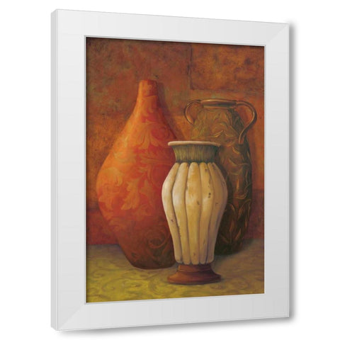 Exotic Vessels I White Modern Wood Framed Art Print by Jeffrey, Jillian
