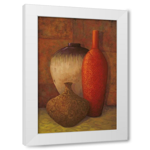 Exotic Vessels II White Modern Wood Framed Art Print by Jeffrey, Jillian