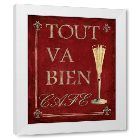 Cocktail Hour I White Modern Wood Framed Art Print by Jones, Catherine