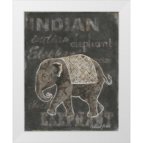 Indian White Modern Wood Framed Art Print by Jones, Catherine