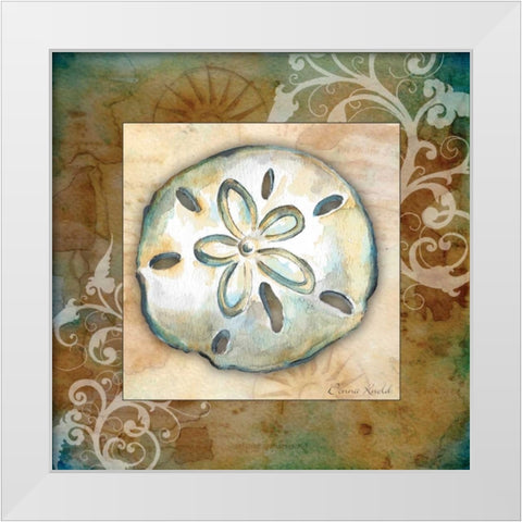 Nautical I White Modern Wood Framed Art Print by Knold, Donna