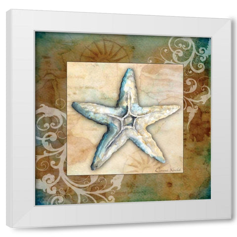 Nautical II White Modern Wood Framed Art Print by Knold, Donna