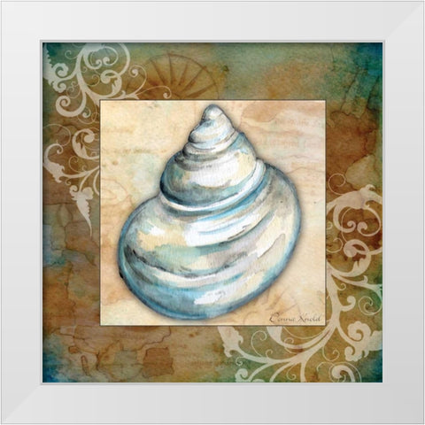 Nautical III White Modern Wood Framed Art Print by Knold, Donna