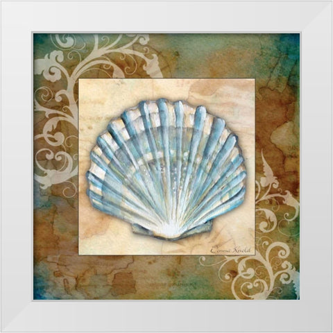 Nautical IV White Modern Wood Framed Art Print by Knold, Donna