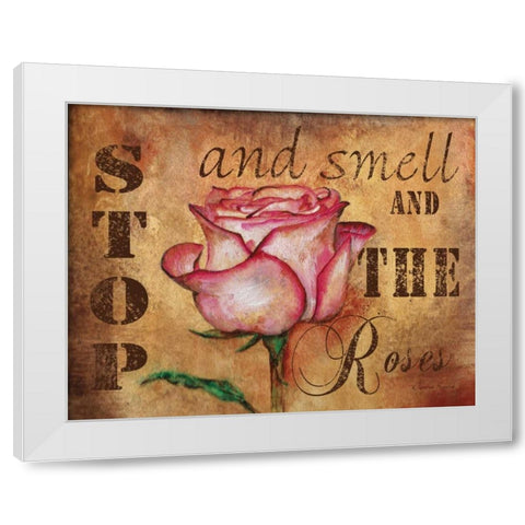 Plant a Garden IV White Modern Wood Framed Art Print by Knold, Donna