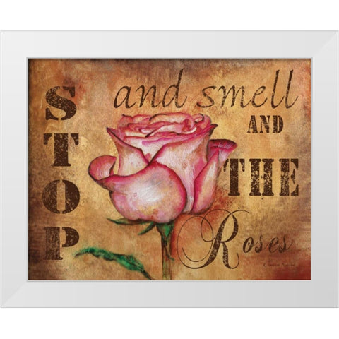 Plant a Garden IV White Modern Wood Framed Art Print by Knold, Donna