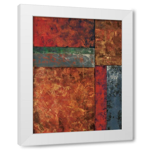 Moment in Space I White Modern Wood Framed Art Print by Kime, John