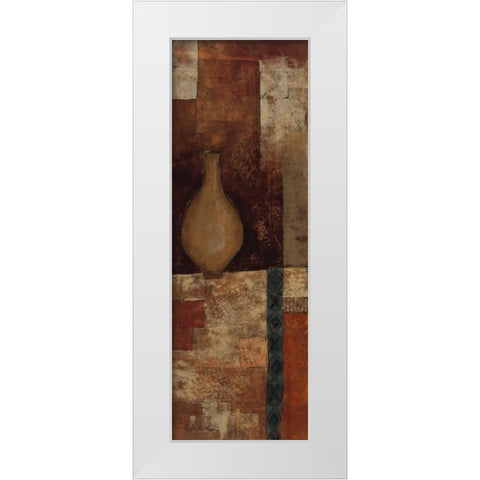 Autumn Solitude I White Modern Wood Framed Art Print by Kime, John