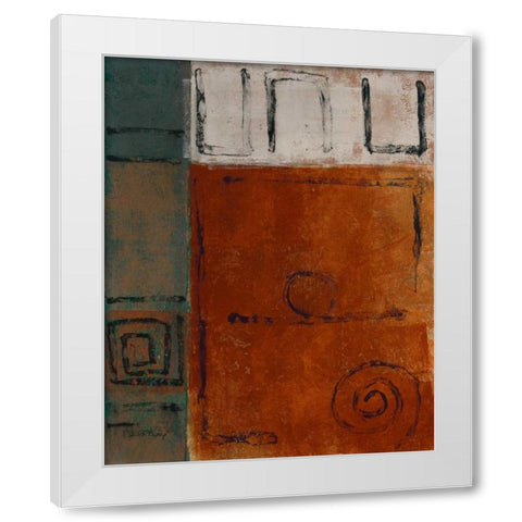 Urban Landscape II White Modern Wood Framed Art Print by Kime, John
