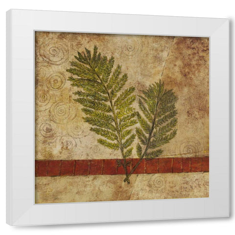 Nature Study I White Modern Wood Framed Art Print by Kime, John