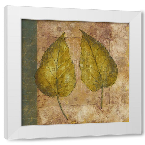 Nature Study III White Modern Wood Framed Art Print by Kime, John