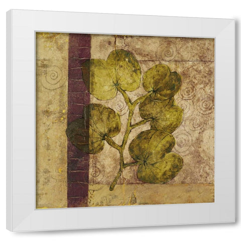 Nature Study IV White Modern Wood Framed Art Print by Kime, John