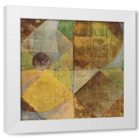 Boardwalk II White Modern Wood Framed Art Print by Kime, John