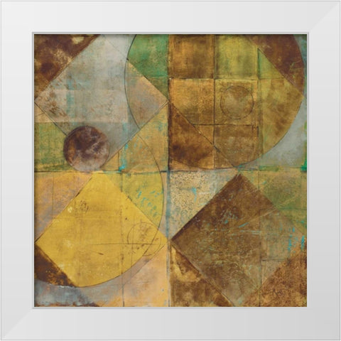 Boardwalk II White Modern Wood Framed Art Print by Kime, John