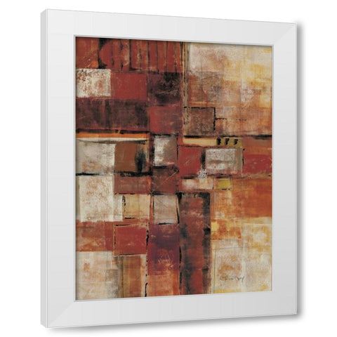 Urban Walk I White Modern Wood Framed Art Print by Kime, John