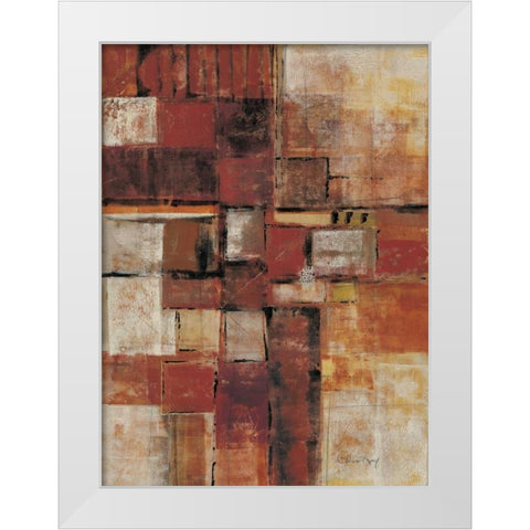 Urban Walk I White Modern Wood Framed Art Print by Kime, John