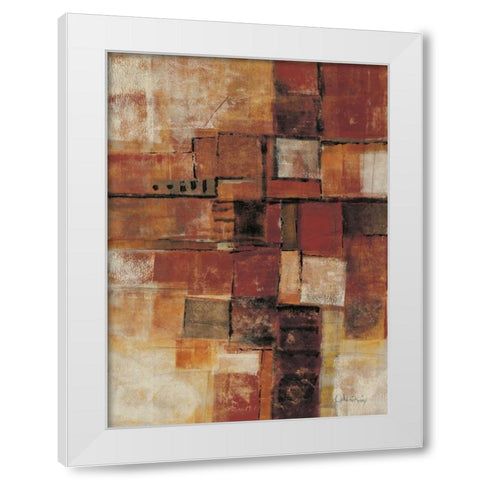 Urban Walk II White Modern Wood Framed Art Print by Kime, John