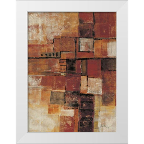 Urban Walk II White Modern Wood Framed Art Print by Kime, John