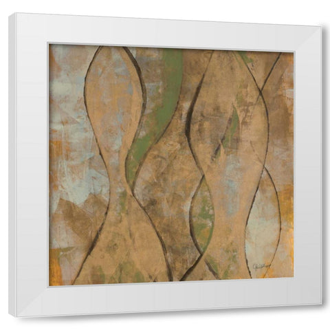 Dance of Love II White Modern Wood Framed Art Print by Kime, John