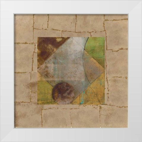 Boardwalk Box I White Modern Wood Framed Art Print by Kime, John