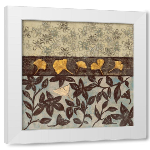 Earths Blanket I White Modern Wood Framed Art Print by Kime, John