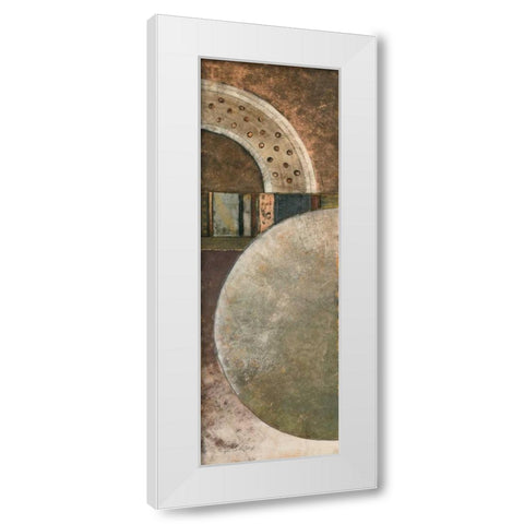 Around Town I White Modern Wood Framed Art Print by Kime, John