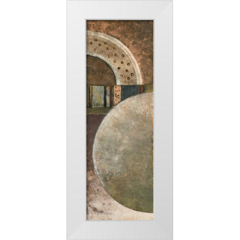 Around Town I White Modern Wood Framed Art Print by Kime, John