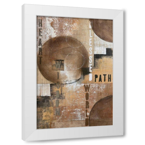 Concentration I White Modern Wood Framed Art Print by Kime, John