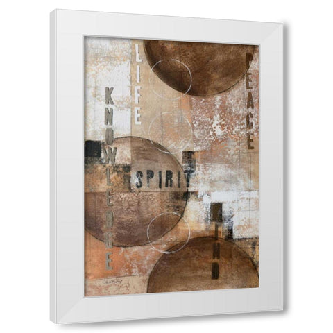 Concentration II White Modern Wood Framed Art Print by Kime, John