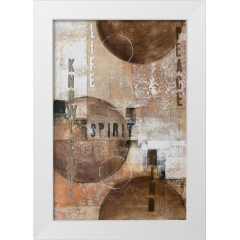 Concentration II White Modern Wood Framed Art Print by Kime, John