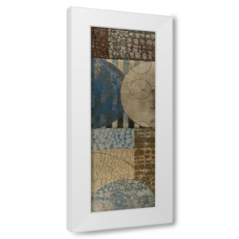 Bubble Structure II White Modern Wood Framed Art Print by Kime, John
