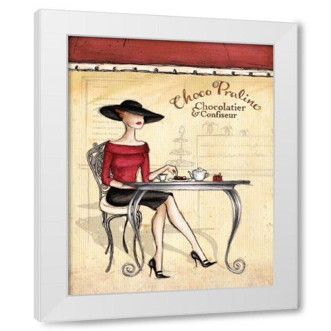 Femme Elegante I White Modern Wood Framed Art Print by Laliberte, Andrea