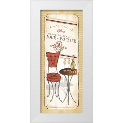 Champagne White Modern Wood Framed Art Print by Laliberte, Andrea