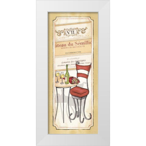 Vin Blanc White Modern Wood Framed Art Print by Laliberte, Andrea