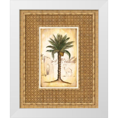 South Palm I White Modern Wood Framed Art Print by Laliberte, Andrea
