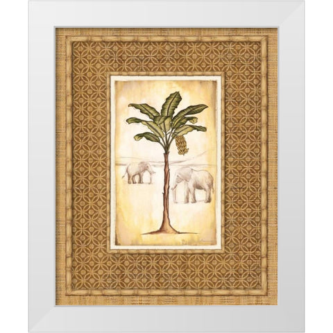 South Palm II White Modern Wood Framed Art Print by Laliberte, Andrea